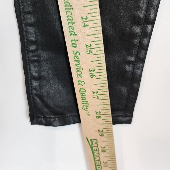 Adriano Goldschmied Farrah High Rise Skinny Ankle Coated Faux Leather Pants 27 - Picture 10 of 10